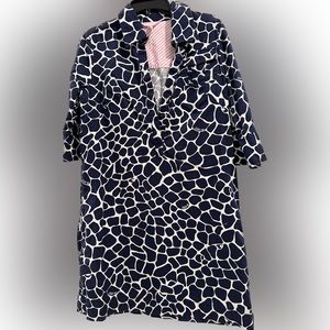 Lilly Pultizer blue animal print size 6